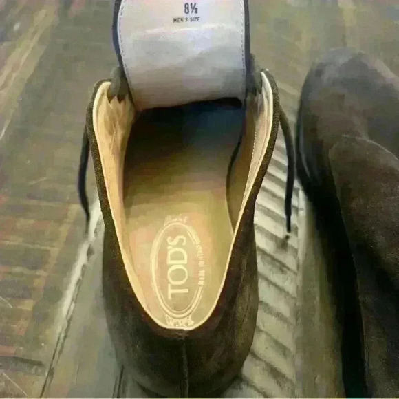 Men’s Brown Suede Tod’s Boots Size 8.5 - Picture 7 of 7